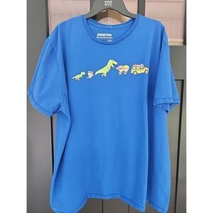 Mens Jurassic Park Loot Crate Exclusive Blue Graphic Tee Shirt‎ / Size 3X